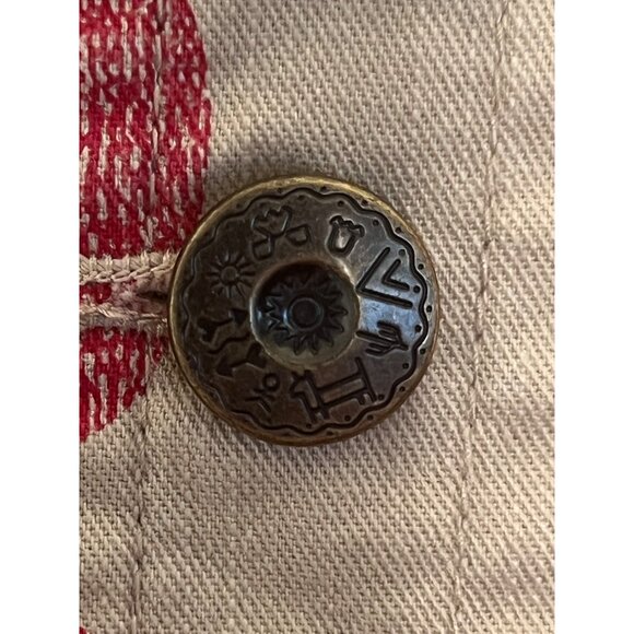 NWT Ruby Red Women's Jacket Size Large Cropped  Aztec Button Front Pocket - Picture 16 of 16